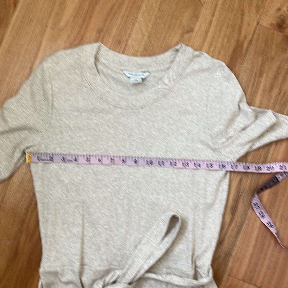 Club Monaco Short Sleeve Rib-Knit Midi dress - Picture 8 of 12